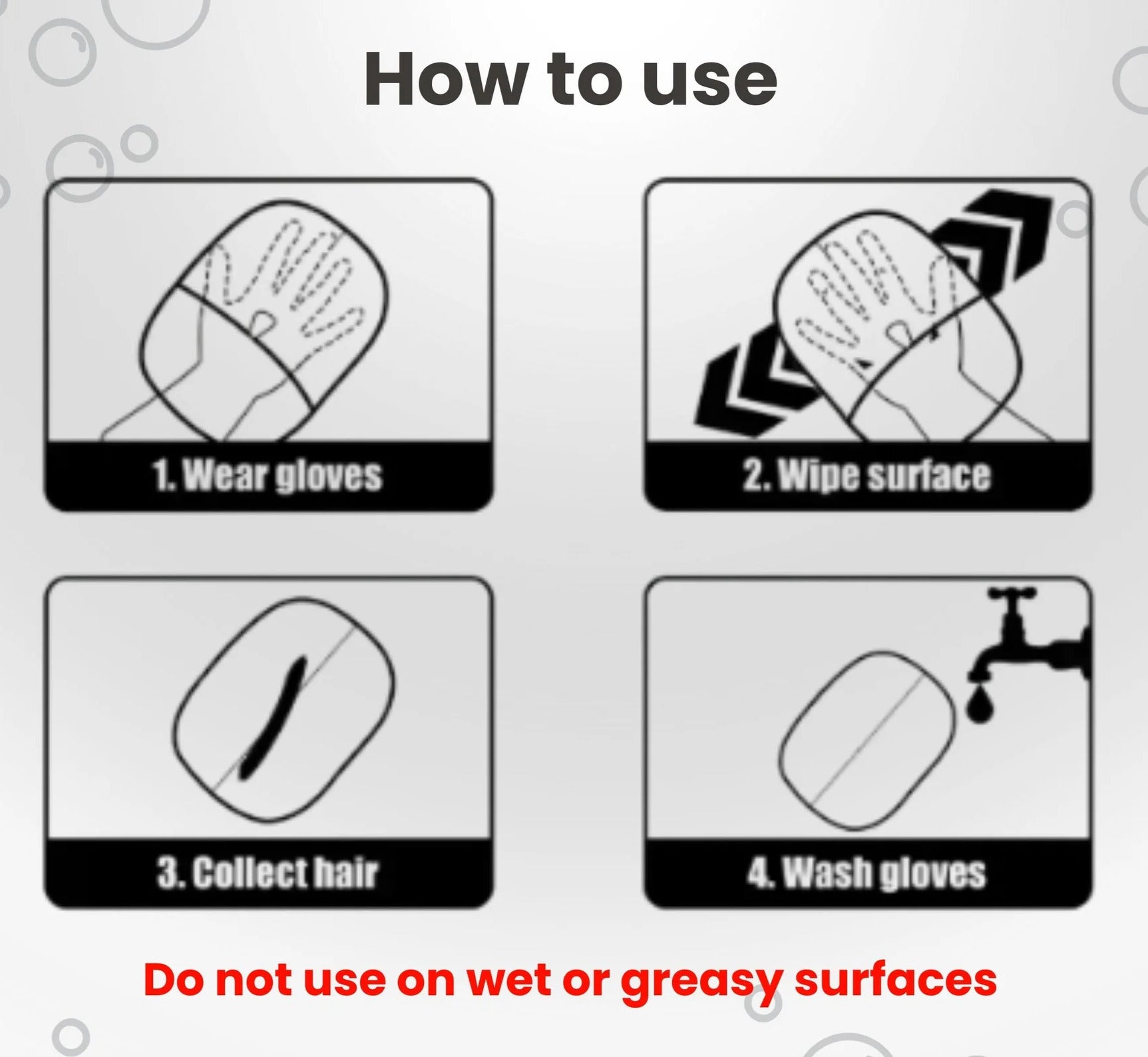 Pet Hair Removal Glove