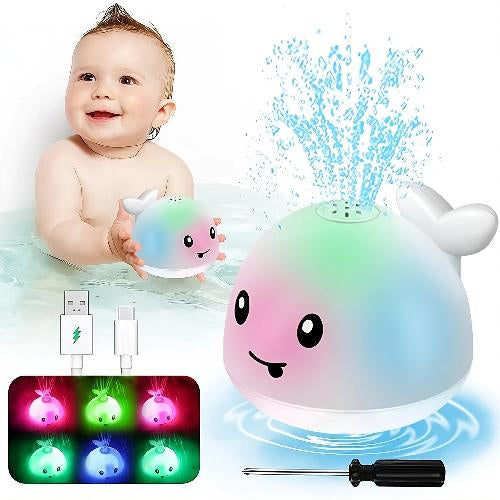 LED Whale Bath Toy